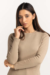 Beige Basic Top WM-KTP-WS23-220BG